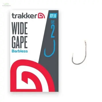 Trakker Wide Gape Hooks Size 2 (Barbless) Trakker