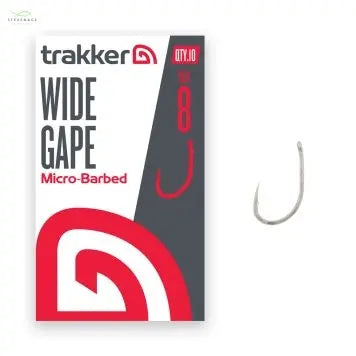 Trakker Wide Gape Hooks Size 8 (Micro Barbed) Trakker