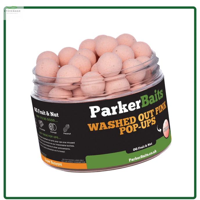 WASHED OUT PINK POP-UPS – OG FRUIT & NUT Parker Baits