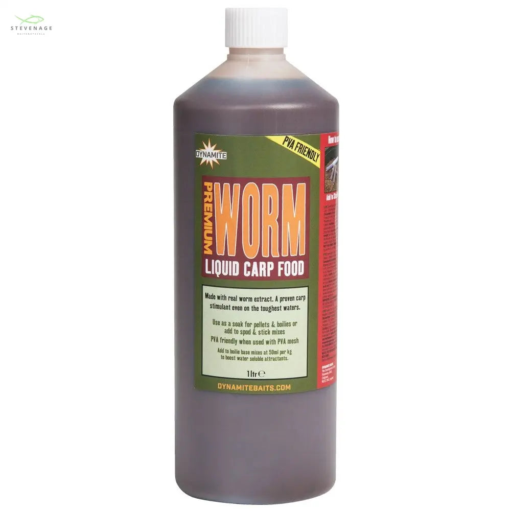 WORM LIQUID CARP FOOD 1LTR DYNAMITE BAITS