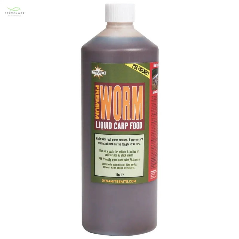 Load image into Gallery viewer, WORM LIQUID CARP FOOD 1LTR DYNAMITE BAITS
