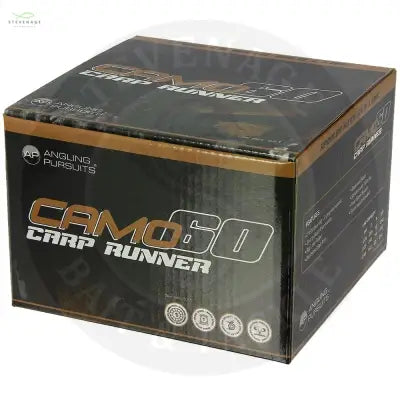 NGT Angling Pursuits Camo 60 - 3BB Carp Runner Reel with 12lb Line and Spare Spool NGT