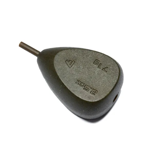 Evolve Tackle 2.5oz/71g Flat Pear In-Line Weight