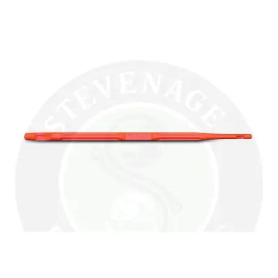 Bright orange disgorger double with textured grip and guess branding made of durable plastic fishing tackle for stevenage bait use