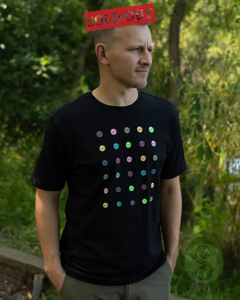 Dot Tee | Black S 100 Clothing & Merch