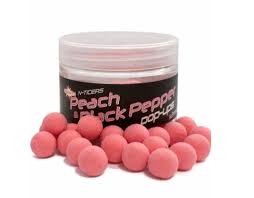 Dynamite Baits N-Ticers Peach & Black Pepper Pop-Ups