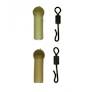 GARDNER TARGET MIXED PACK SIZE 12 KWIK LOK SWIVELS AND XL MINI BUFFER BEAD NATURAL GREEN