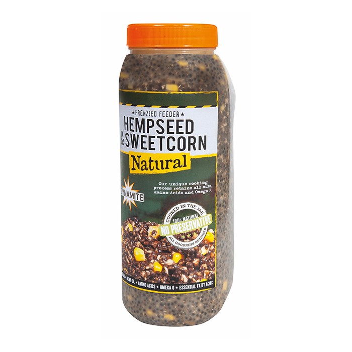 Dynamite Baits Frenzied Jar 2.5L - Hempseed & Sweetcorn