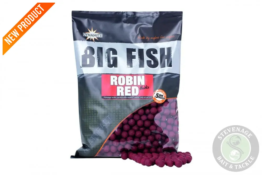 Dynamite Baits Big Fish Robin Red Shelflife Boilies 1kg 12mm DYNAMITE BAITS