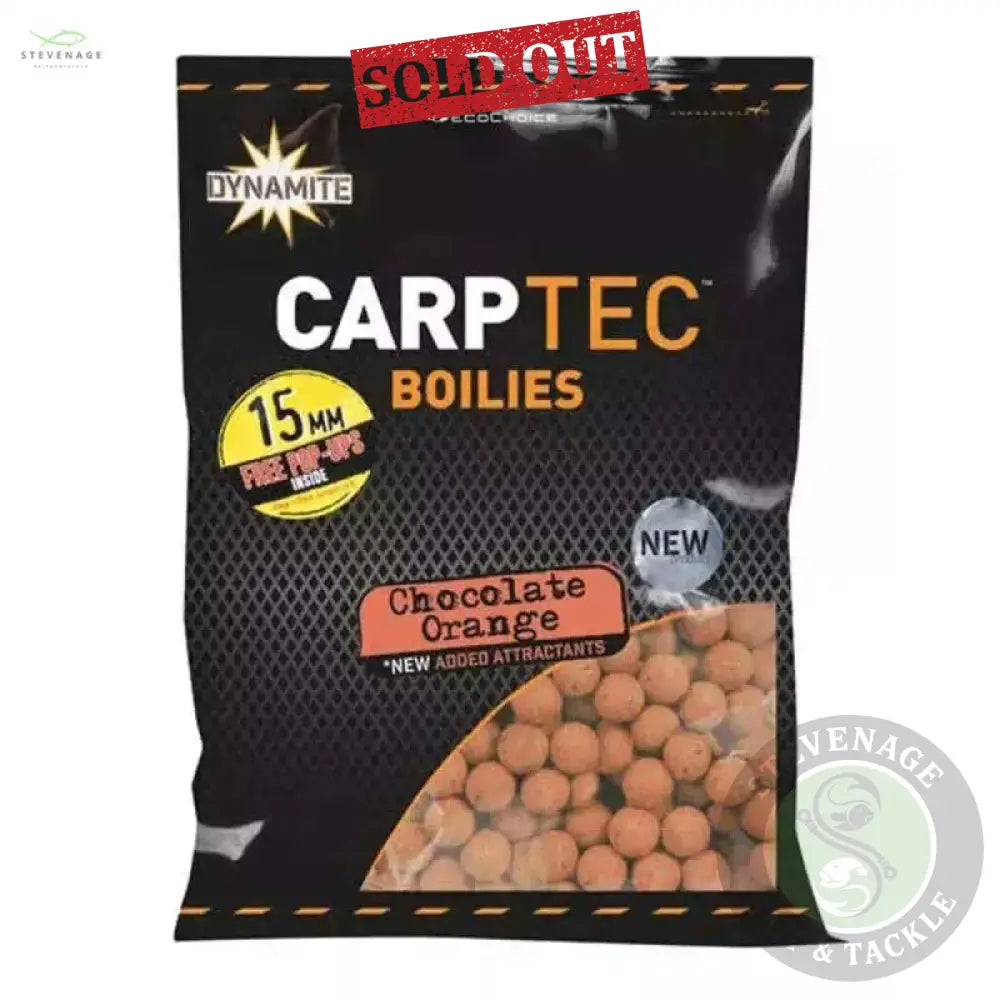 Dynamite Baits Carp-Tec Chocolate Orange Boilies 15mm DYNAMITE BAITS