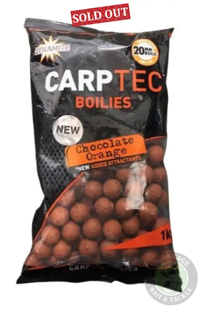 Dynamite Baits Carp-Tec Chocolate Orange Boilies 15mm DYNAMITE BAITS