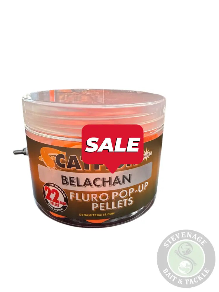 Dynamite Baits - Catfish Pop Ups FLURO Belachan Orange DYNAMITE BAITS