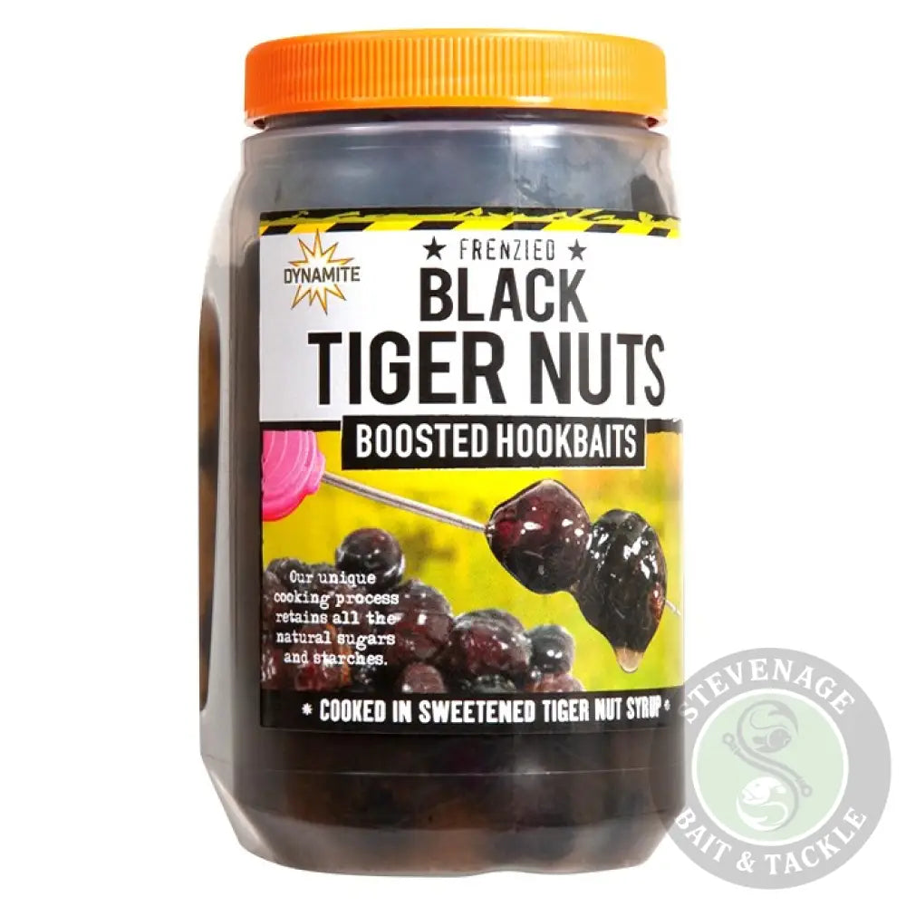 Dynamite Baits Frenzied Black Tiger Nuts Boosted Fishing Hookbaits 500ml DYNAMITE BAITS