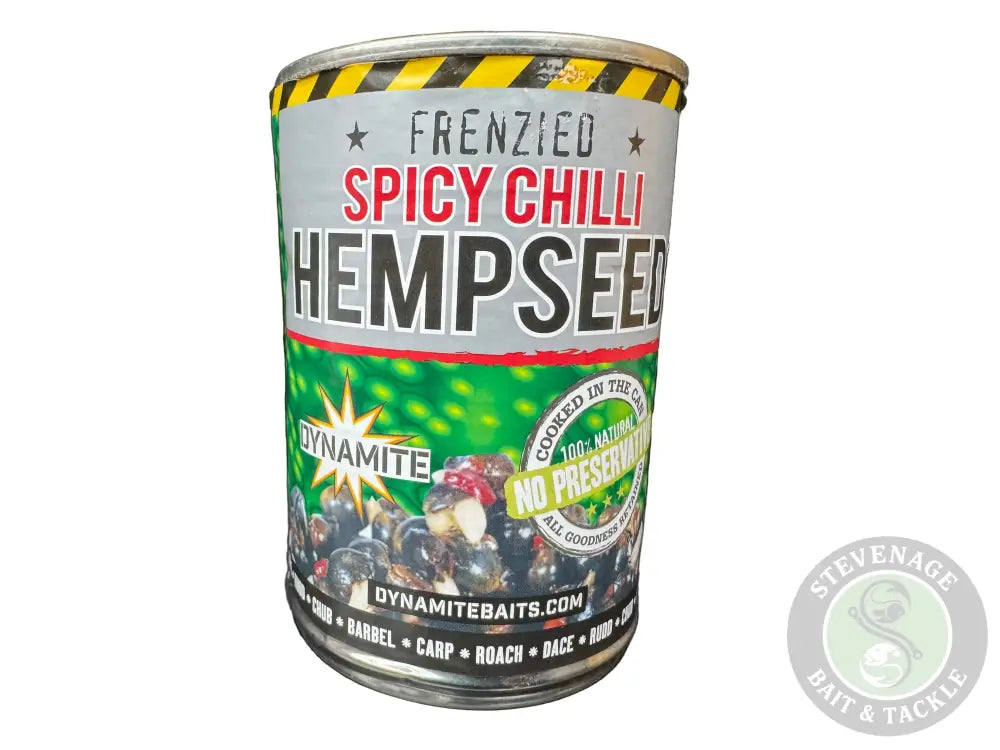 Dynamite Baits -FRENZIED CHILLI HEMPSEED CAN 700G Large DYNAMITE BAITS