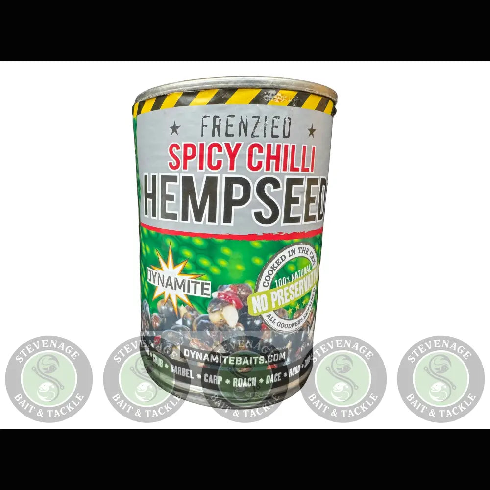 Dynamite Baits -FRENZIED CHILLI HEMPSEED CAN 350G DYNAMITE BAITS