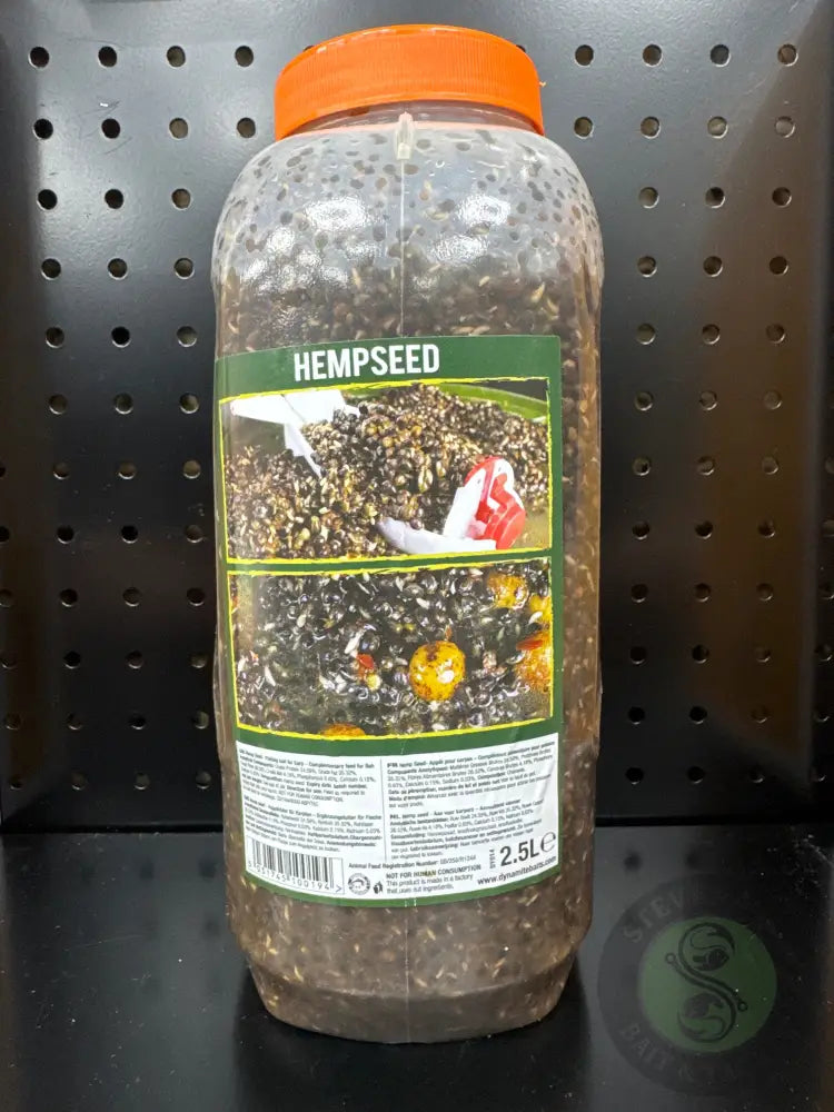 Dynamite Baits -FRENZIED HEMPSEED JAR 2.5L DYNAMITE BAITS