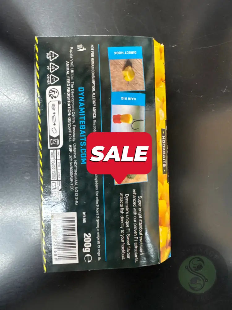 Dynamite Baits -FRENZIED - TARGET SWEETCORN - F1 YELLOW DYNAMITE BAITS