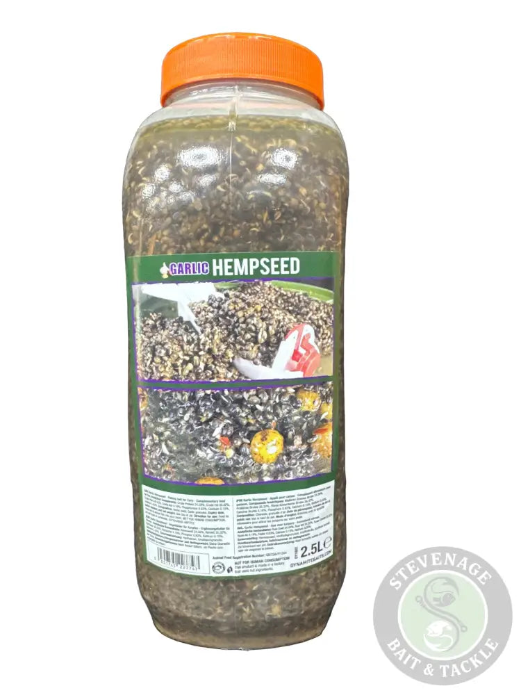Dynamite Baits Garlic Frenzied Hempseed Jar 2.5L DYNAMITE BAITS