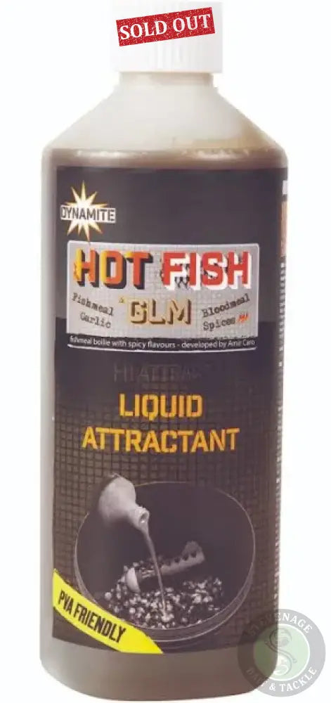 Dynamite Baits -HOT FISH & GLM LIQUID ATTRACTANT DYNAMITE BAITS