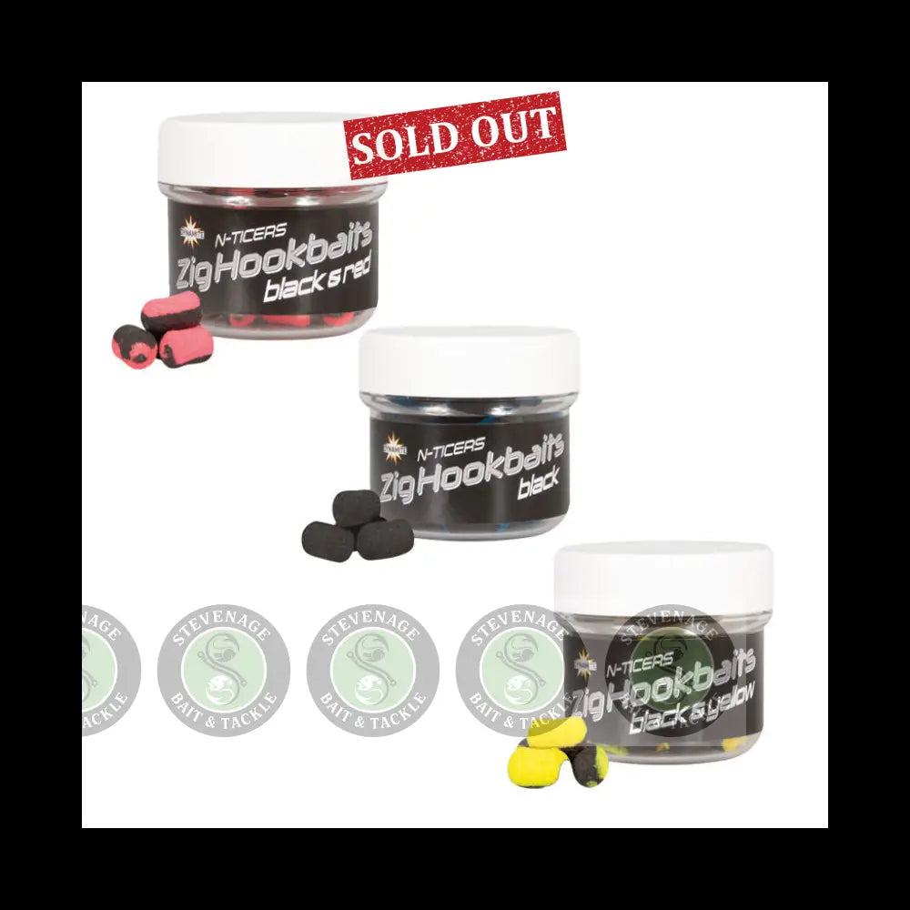 Dynamite Baits - N-Ticers Zig Hookbaits Black & Red - DY1875 DYNAMITE BAITS