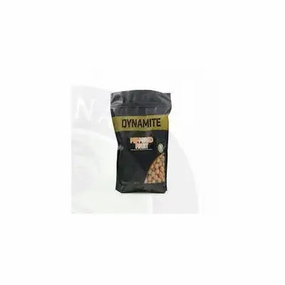 Black and gold dynamite baits peppered fruit-boilies 15mm bag with natural fruit flavours for fishing