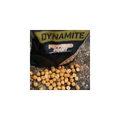 Black bag of dynamite baits peppered fruit boilies 12mm golden brown fishing bait pellets 1kg packaging