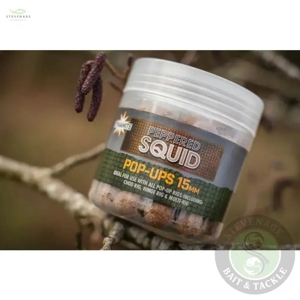 PEPPERED SQUID FOODBAIT POP-UPS 15MM DYNAMITE BAITS