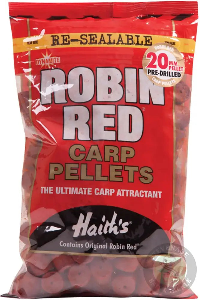 Dynamite Baits -ROBIN RED PELLETS - PRE DRILLED 8mm-12mm-15mm- 20mm Dynamite Baits