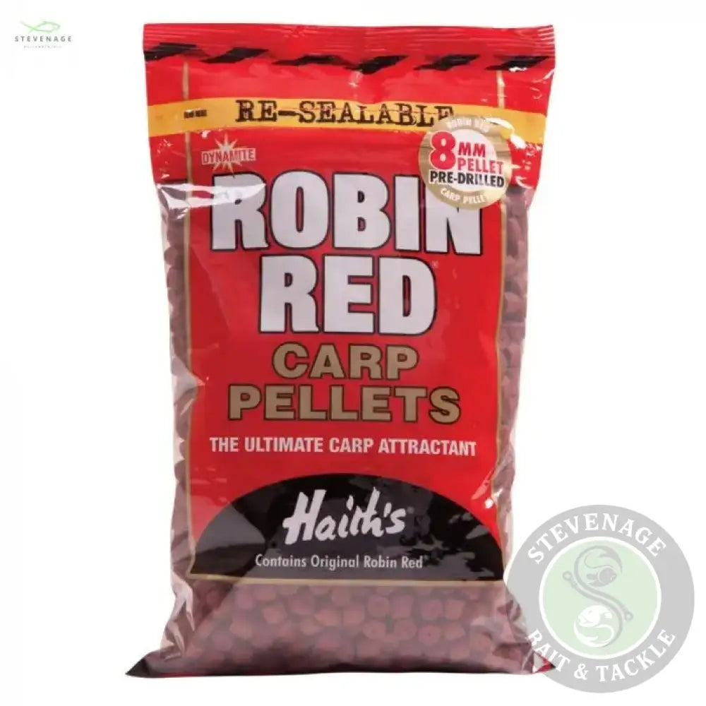 ROBIN RED PELLETS -  PRE DRILLED 8mm-12mm-15mm- 20mm DYNAMITE BAITS
