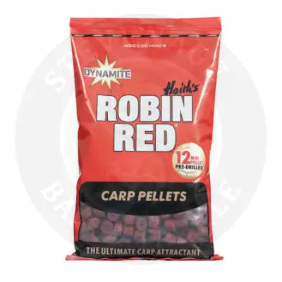 Dynamite Baits -ROBIN RED PELLETS - PRE DRILLED 8mm-12mm-15mm- 20mm Dynamite Baits