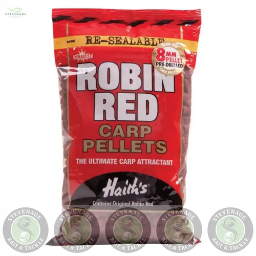 ROBIN RED PELLETS -  PRE DRILLED 8mm-12mm-15mm- 20mm DYNAMITE BAITS
