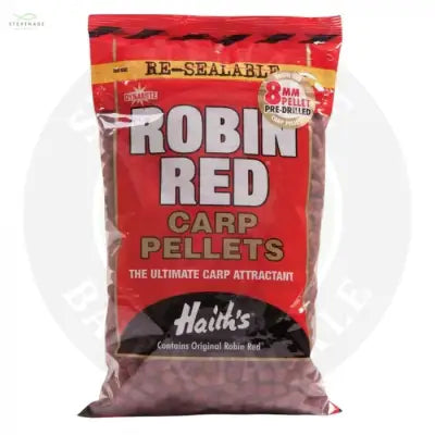 ROBIN RED PELLETS -  PRE DRILLED 8mm-12mm-15mm- 20mm DYNAMITE BAITS