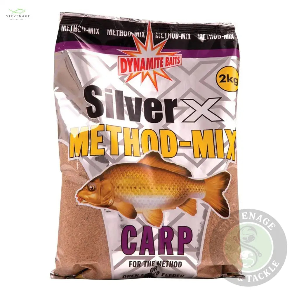SILVER X CARP - METHOD MIX 5 X 2KG DYNAMITE BAITS