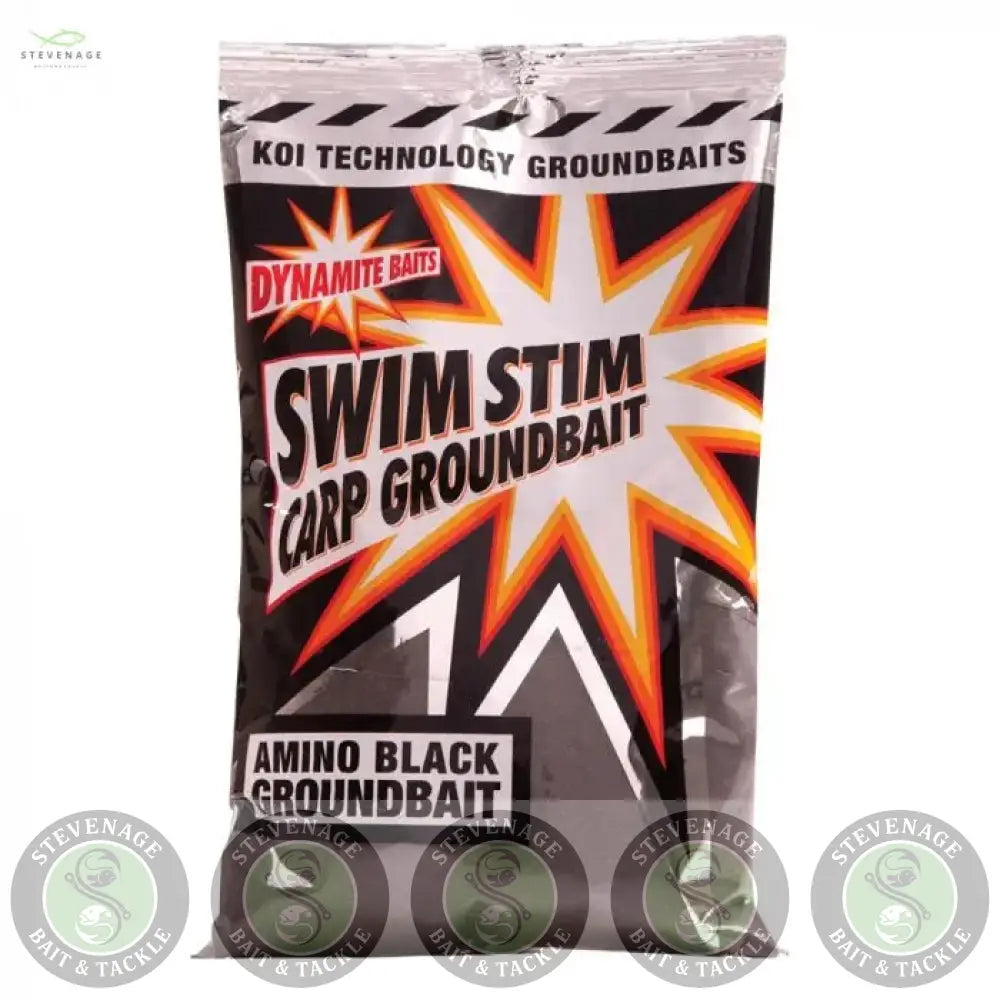 SWIM STIM - AMINO BLACK GROUNDBAIT DYNAMITE BAITS