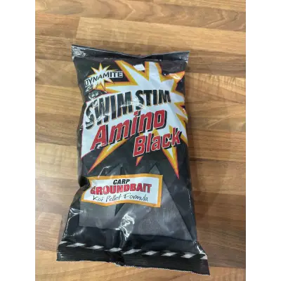 Dynamite Baits -SWIM STIM - AMINO BLACK GROUNDBAIT DYNAMITE BAITS