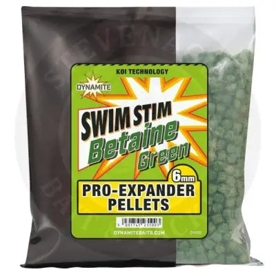 Dynamite Baits Swim Stim Betaine Green Pro-Expander Pellets 300g - DYNAMITE BAITS