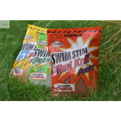 SWIM STIM FEEDER MIX RED KRILL 1.8KG DYNAMITE BAITS