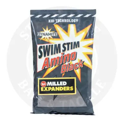 Dynamite Baits -SWIM STIM- MILLED EXPANDERS AMINO BLACK DYNAMITE BAITS