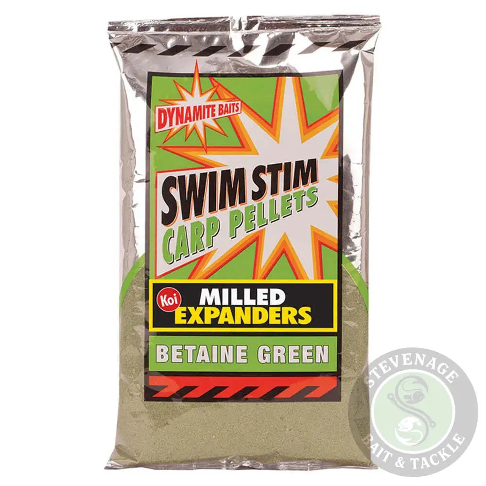 Dynamite Baits -SWIM STIM - MILLED EXPANDERS BETAINE GREEN DYNAMITE BAITS