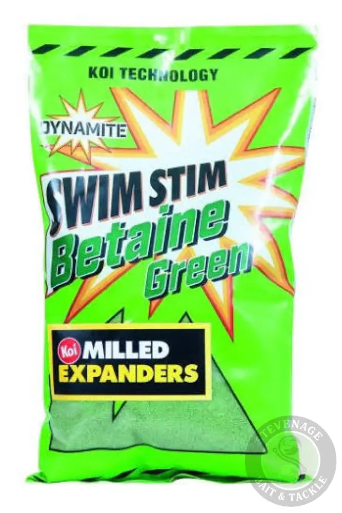 Dynamite Baits -SWIM STIM - MILLED EXPANDERS BETAINE GREEN DYNAMITE BAITS