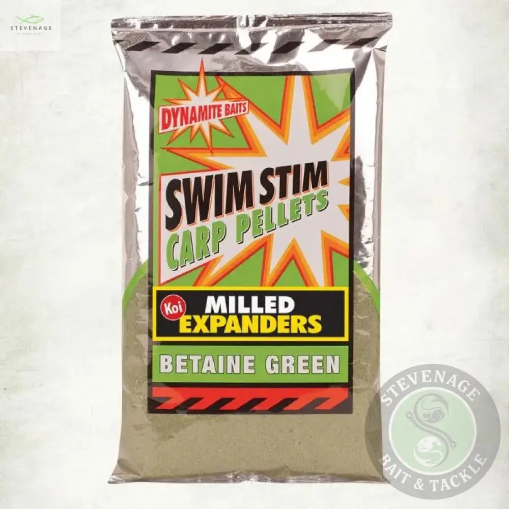 SWIM STIM - MILLED EXPANDERS BETAINE GREEN DYNAMITE BAITS