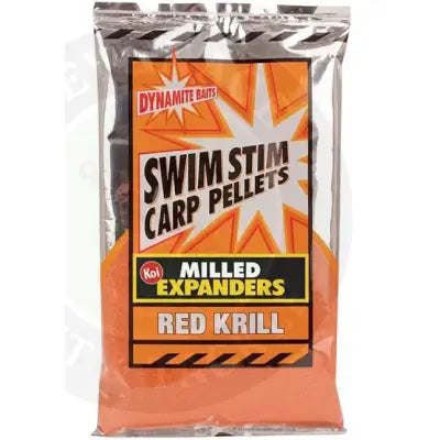 Dynamite Baits -SWIM STIM - MILLED EXPANDERS RED KRILL DYNAMITE BAITS