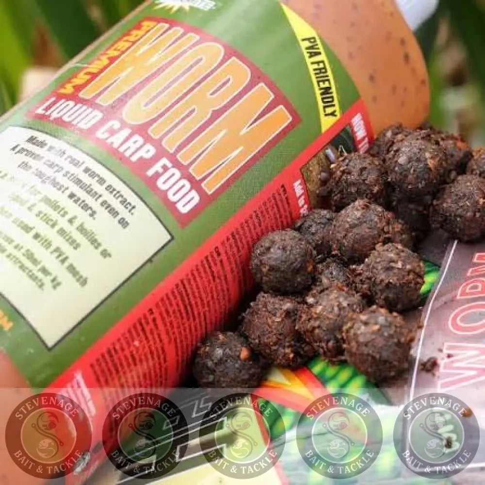 Dynamite Baits -WORM LIQUID CARP FOOD 1LTR DYNAMITE BAITS