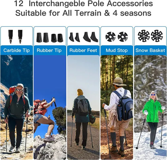 Night Cat Folding Trekking Poles