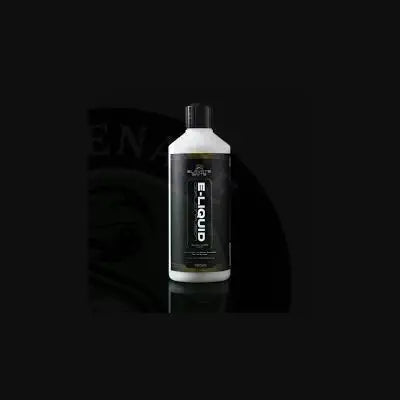 Black bottle of elevate baits e-liquid with white label and black cap for bait enhancement use