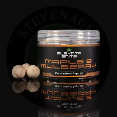 Elevate Baits -Maple and Mulberry Natural Popups Elevate Baits