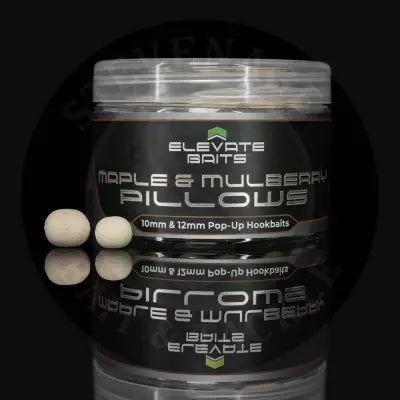 Elevate Baits - Maple & Mulberry Pillows – 10mm & 12mm Pop-Up Hookbaits Elevate Baits