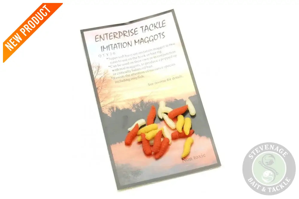 Enterprise Imatation Maggots MIXED PACK - WHITE/ RED/ BRONZE sinking - Gardner Tackle