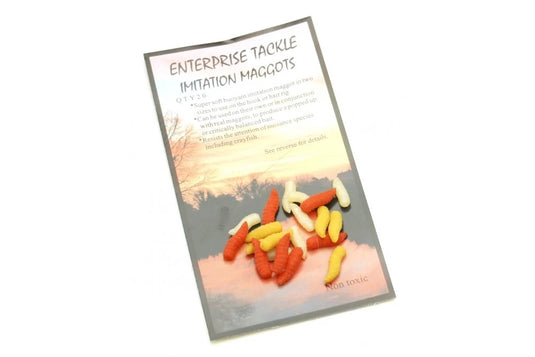 Enterprise Imatation Maggots MIXED PACK - WHITE/ RED/ BRONZE sinking