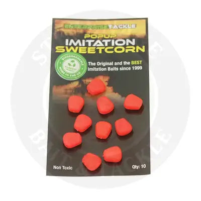 Et fluoro red pop up corn bright red plastic imitation sweetcorn bait pellets for stevenage bait attraction